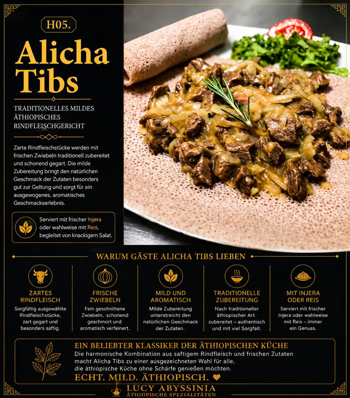 Lucy Abyssinia Menü 13