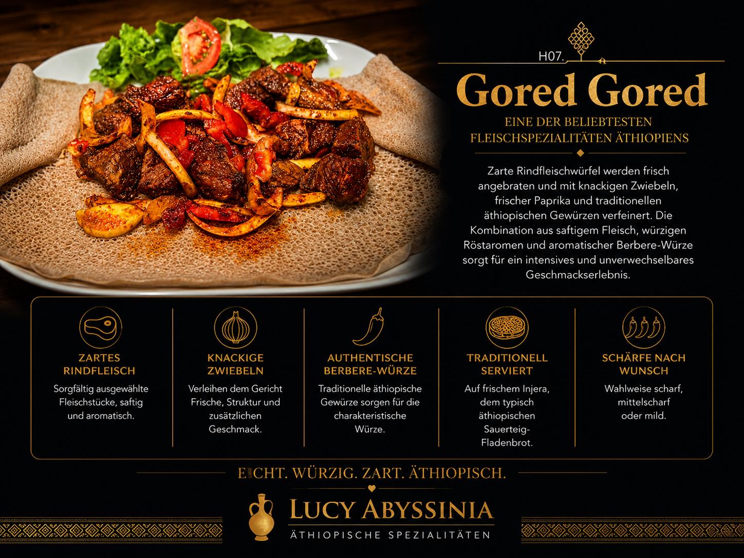 Lucy Abyssinia Menü 5